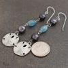 Long Sand Dollar Earrings
