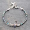 Thin Gemstone Starfish Bracelet Thin Gemstone Starfish Bracelet