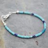 Turquoise, Blue Apatite Bracelet (1)