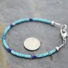 Turquoise, Blue Apatite Bracelet (6)