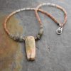 Beaded Red Creek Jasper Necklace