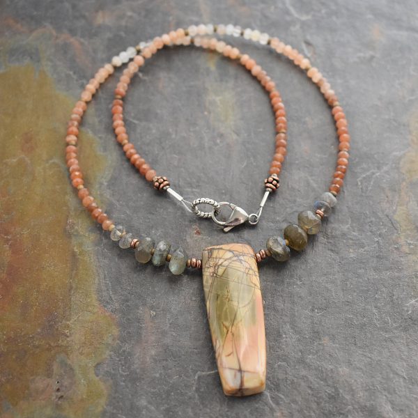 Beaded gemstone Necklace