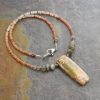 Beaded Red Creek Jasper Necklace