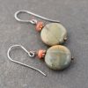 Sunstone & Owyhee Picture Jasper gemstone Earrings