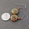 Sunstone & Owyhee Picture Jasper Earrings