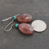 Turquoise & Muscovite earrings