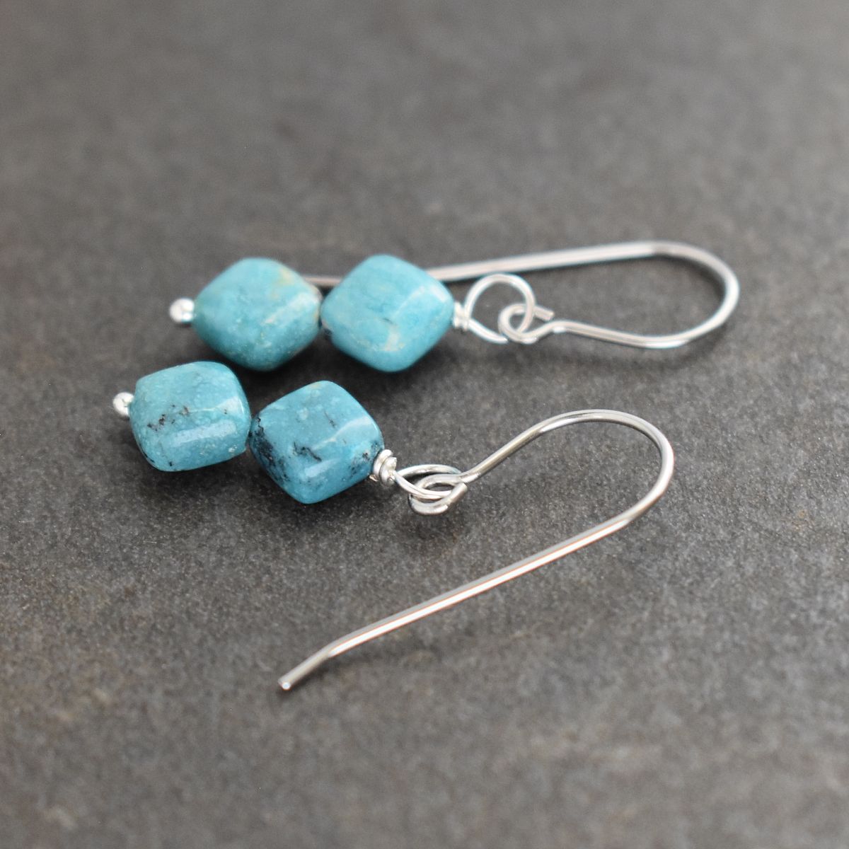 Turquoise Diamond Earrings