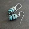 Stacked Turquoise Gemstone Earrings
