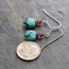 garnet & turquoise earrings (3)