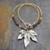 Beaded Maple Leaf Necklace