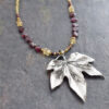 Beaded Maple Leaf Necklace