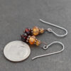 Tourmaline, Carnelian , Red Garnet earrings Tourmaline, Carnelian , Red Garnet earrings