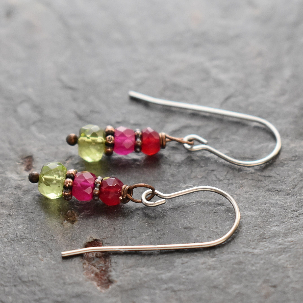 peridot earrings