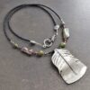 Beaded wild turkey feather necklace (2)