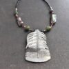 Beaded wild turkey feather necklace (3)