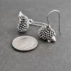 Hedgehog earrings