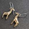 Gold Giraffe earrings Gold Giraffe earrings