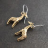 3D Gold Giraffe earrings 3D Gold Giraffe earrings