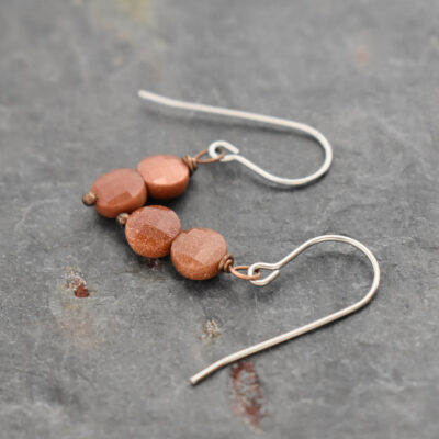 Goldstone Earrings Goldstone Earrings