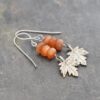 Maple leaf sunstone earrings (1) Maple leaf sunstone earrings (1)