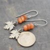Maple leaf sunstone earrings (5) Maple leaf sunstone earrings (5)