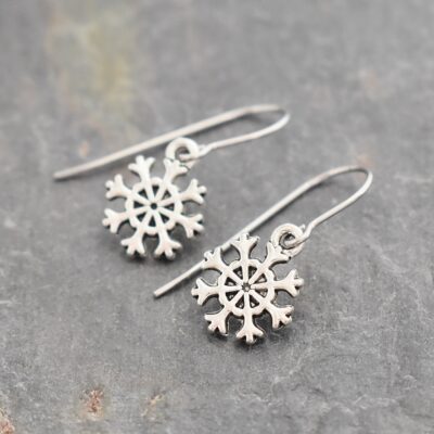 Sliver snowflake earrings Sliver snowflake earrings