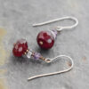 Amethyst & Cranberry Agate Earrings (1) Amethyst & Cranberry Agate Earrings (1)