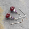 Amethyst & Cranberry Agate Earrings (3) Amethyst & Cranberry Agate Earrings (3)