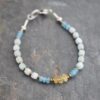 Aquamarine gemstone bracelet Aquamarine gemstone bracelet