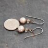 Citrine & blush pink pearl earrings (3) Citrine & blush pink pearl earrings (3)