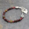Heart & Arrow Garnet Bracelet
