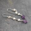 Heart amethyst drop earrings (1)