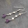 Heart amethyst drop earrings (2)