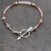 Pink Morganite Arrow Bracelet (1) Pink Morganite Arrow Bracelet (1)