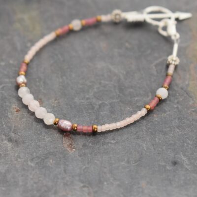 Pink Morganite Arrow Bracelet (2) Pink Morganite Arrow Bracelet (2)