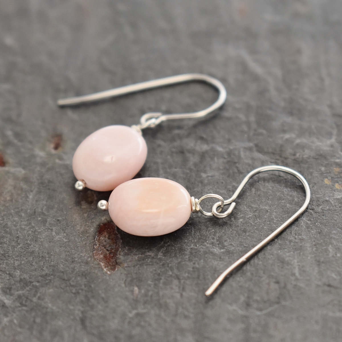 Pink Opal Earrings (2)