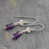 Tiny heart amethyst earrings (3) Tiny heart amethyst earrings (3)