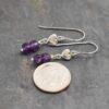 Tiny heart amethyst earrings (4) Tiny heart amethyst earrings (4)