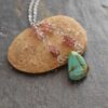 Pink Tourlamine and Truquoise drop necklace (1) Pink Tourlamine and Truquoise drop necklace (1)