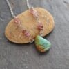 Pink Tourlamine and Truquoise drop necklace (3) Pink Tourlamine and Truquoise drop necklace (3)