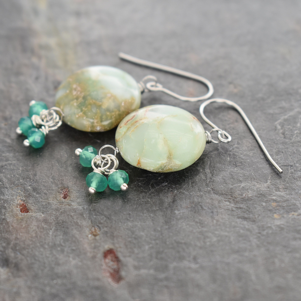 Chrysoprase & Green Onyx Earrings (1)_result