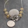 Citrine Daffodil Necklace