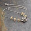 Citrine Daffodil Necklace