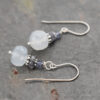 Iolite, Blue chalcedony earrings (3)