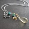 Bumble Bee Drop Necklace (4) Bumble Bee Drop Necklace (4)