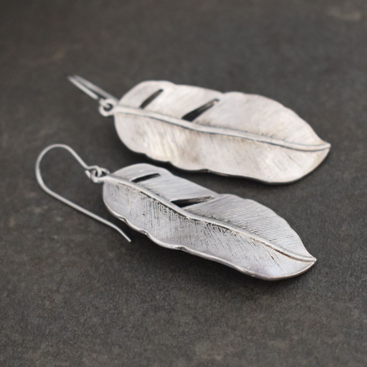 Feather earrings