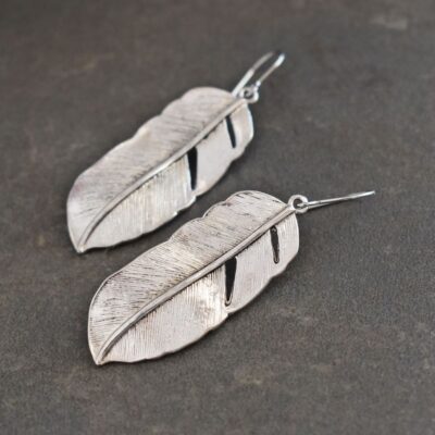 Feather earrings Feather earrings