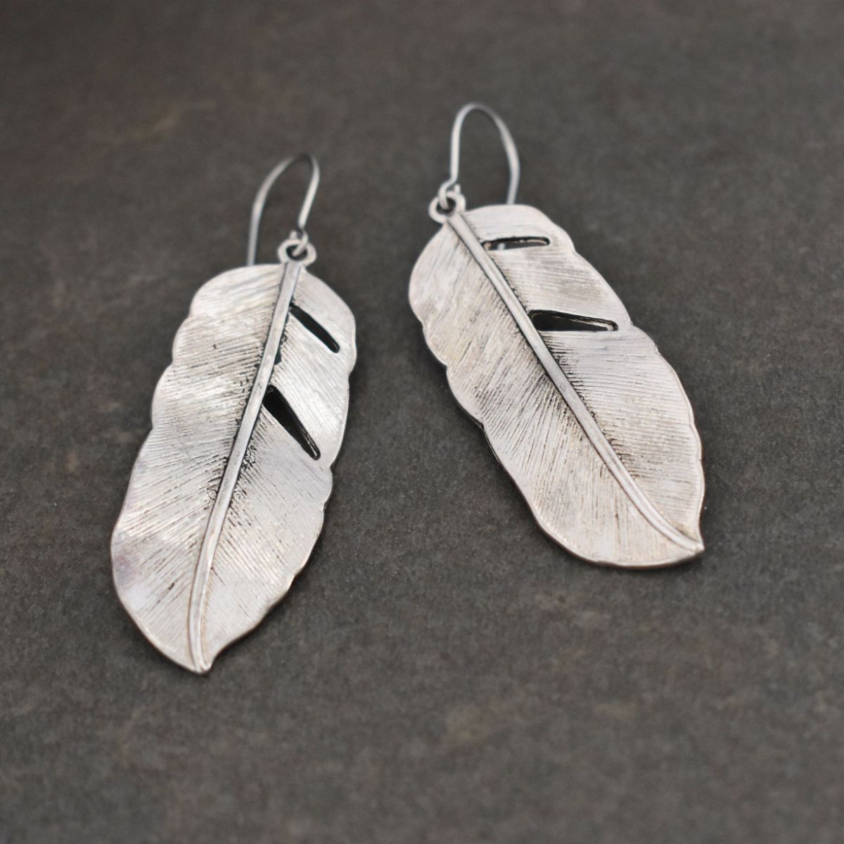 Feather earrings