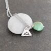 Mountain chrysoprase necklace (2) Mountain chrysoprase necklace (2)