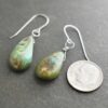 Natural turquoise drop earrings (5) Natural turquoise drop earrings (5)